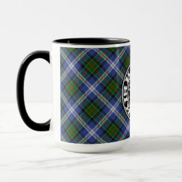 Clan Kirkpatrick Society tartan Tasse