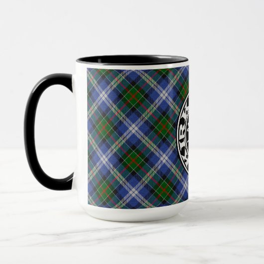 Clan Kirkpatrick Society tartan Tasse (Links)