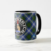 Clan Kirkpatrick Society tartan Tasse (VorderseiteRechts)