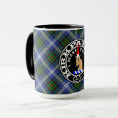Clan Kirkpatrick Society tartan Tasse (Vorderseite Links)