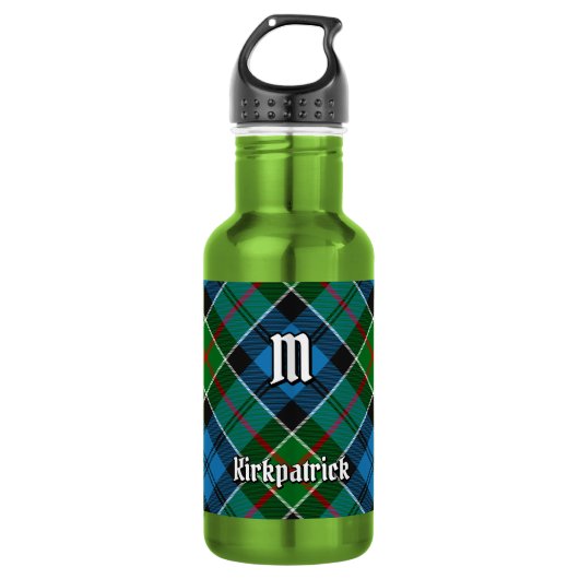 Clan Kirkpatrick Tartan Edelstahlflasche (Vorderseite)