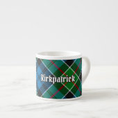 Clan Kirkpatrick Tartan Espressotasse (Vorderseite Rechts)