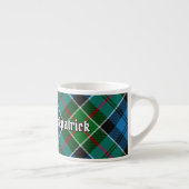 Clan Kirkpatrick Tartan Espressotasse (Rechts)