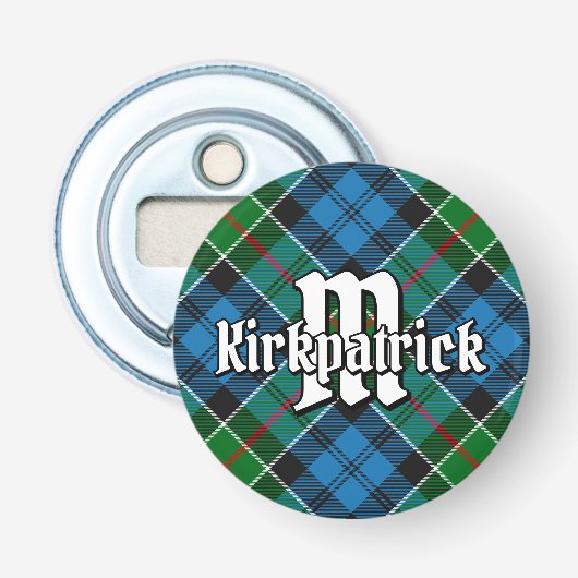 Clan Kirkpatrick Tartan Flaschenöffner (Vorderseite)