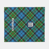 Clan Kirkpatrick Tartan Fleecedecke (Vorderseite (Horizontal))