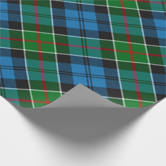 Clan Kirkpatrick Tartan Geschenkpapier (Ecke)
