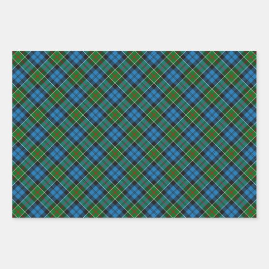 Clan Kirkpatrick Tartan Geschenkpapier Set (Vorderseite 3)
