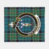 Clan Kirkpatrick Tartan Kariert Fleecedecke (Vorderseite (Horizontal))