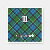 Clan Kirkpatrick Tartan Serviette (Vorderseite)