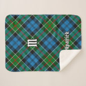 Clan Kirkpatrick Tartan Sherpadecke (Vorderseite (Horizontal))
