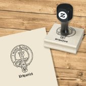 Clan Kirkpatrick Wappen Gummistempel