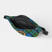 Clan Kirkpatrick-Wappen über Tartan Bauchtasche (Offen)