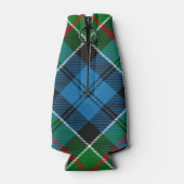 Clan Kirkpatrick Wappen über Tartan Flaschenkühler (Rückseite)