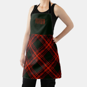 Clan Koch Antique Menzies Tartan Karierter Name Schürze