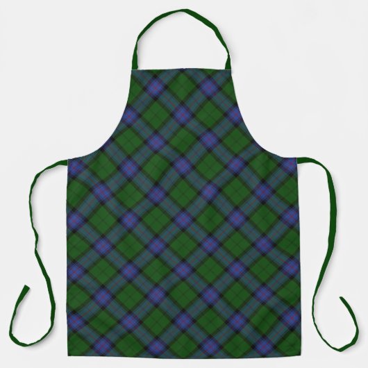 Clan Koch Armstrong Tartan Kariertes Muster Schürze (Vorderseite)