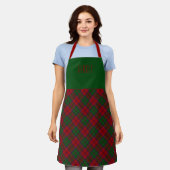 Clan Koch Grant Tartan Karierter Name Schürze (Getragen)