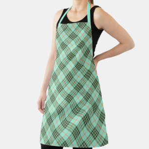 Clan Koch MacKay Mint Tartan Kariertes Muster Schürze