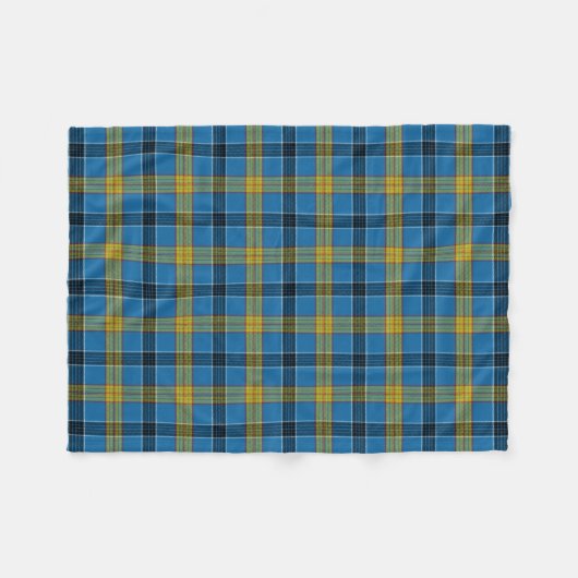 Clan Laing Tartan Kariert Fleecedecke (Vorderseite (Horizontal))