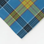 Clan Laing Tartan Kariert Fleecedecke (Ecke)