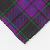 Clan Laird Tartan Kariert Fleecedecke (Ecke)