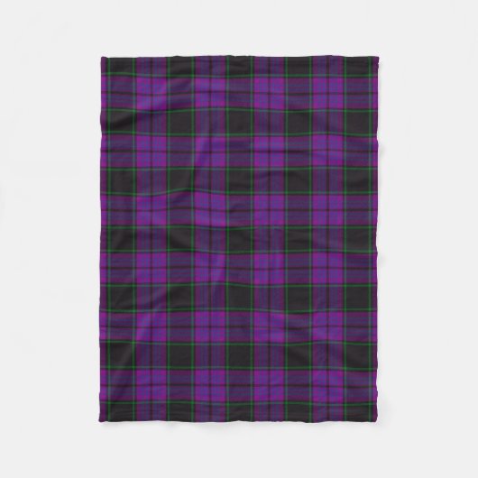 Clan Laird Tartan Kariert Fleecedecke (Vorderseite)