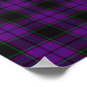 Clan Laird Tartan und Sporran Poster (Ecke)