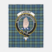 Clan Lamont Ancient Tartan Kariert Fleecedecke (Vorderseite)