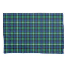Clan Lamont Blue und Green Scottish Kariert Kissenbezug