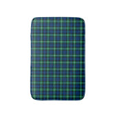 Clan Lamont Bright Green und Blue Scottish Kariert Badematte (Vorderseite Vertikal)