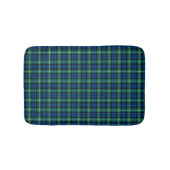 Clan Lamont Bright Green und Blue Scottish Kariert Badematte (Vorderseite)