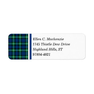 Clan Lamont heller blauer und grüner schottischer