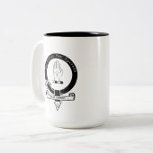Clan Lamont Inspired Coffee Tea Mug Zweifarbige Tasse (Vorderseite Links)