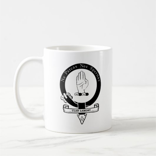Clan Lamont Inspirierte Kaffeetasse (Links)