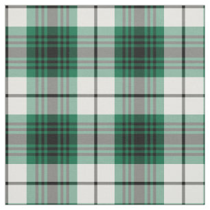 Clan Lamont Kleidertartan-Grün kariert Stoff