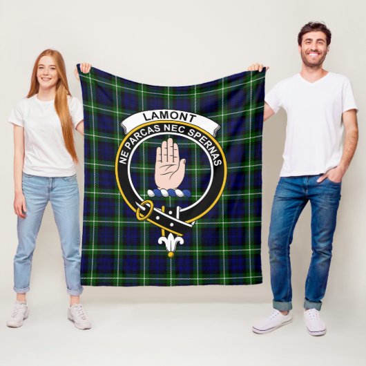 Clan Lamont Modern Tartan Kariert Fleecedecke (Beispiel)