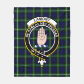 Clan Lamont Modern Tartan Kariert Fleecedecke (Vorderseite)