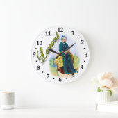 Clan Lamont Scottish Dream Clock Große Wanduhr (Zuhause)