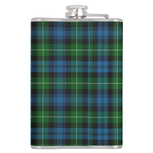 Clan Lamont Tartan Old Scotland Flask Flachmann (Rückseite)