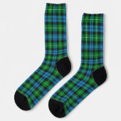 Clan Lamont Tartan Socken (Linkes Detail)