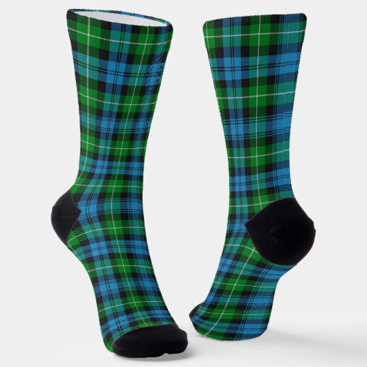 Clan Lamont Tartan Socken (Gewinkelt)