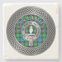 Clan Lamont Wappen & Tartan Knot