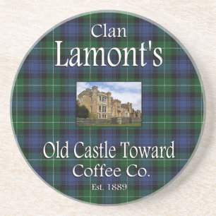 Clan Lamonts altes Schloss zum Coffee Co. Unterset Getränkeuntersetzer