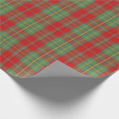 Clan Leask Scottish Tartan Geschenkpapier (Ecke)