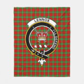 Clan Lennox (Lennox Kincaid) Tartan Kariert Fleecedecke (Vorderseite)