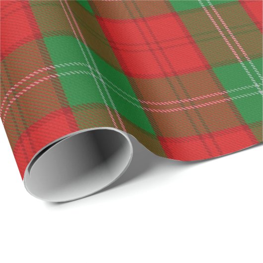 Clan Lennox Scottish Tartan Geschenkpapier (Rolleneckpunkt)