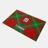 Clan Lennox Tartan Fußmatte (Schrägansicht)