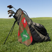 Clan Lennox Tartan Golfhandtuch (Gras)