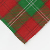 Clan Lennox Tartan Kariert Fleecedecke (Ecke)