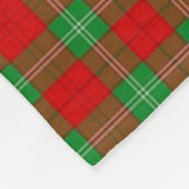 Clan Lennox Tartan Kariert Fleecedecke (Ecke)