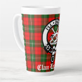 Clan Lennox Wappen Abzeichen & Tartan Milchtasse (Linke Ecke)